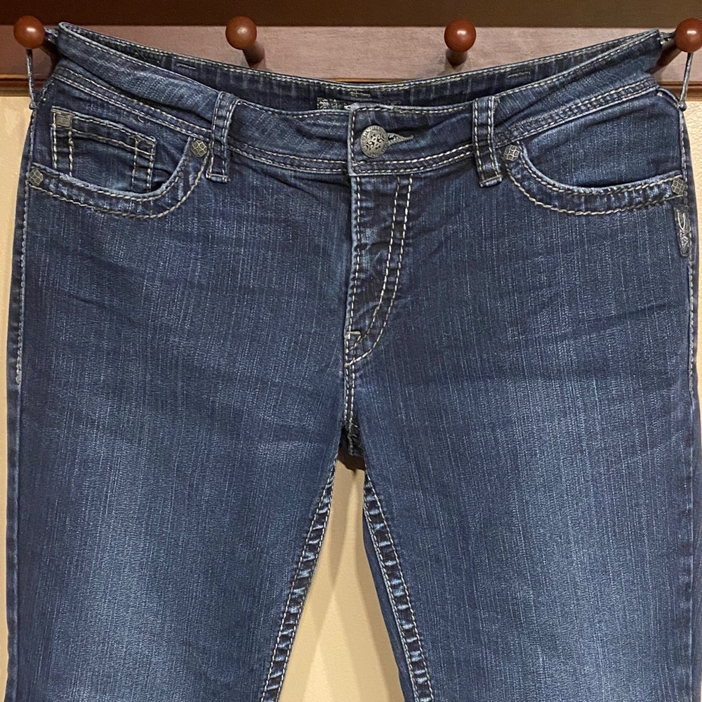 Silver Jeans Women's Boot Cut in Dark Blue - Picture 2 of 12